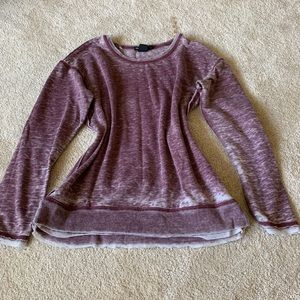 Maroon Long Sleeve Tops